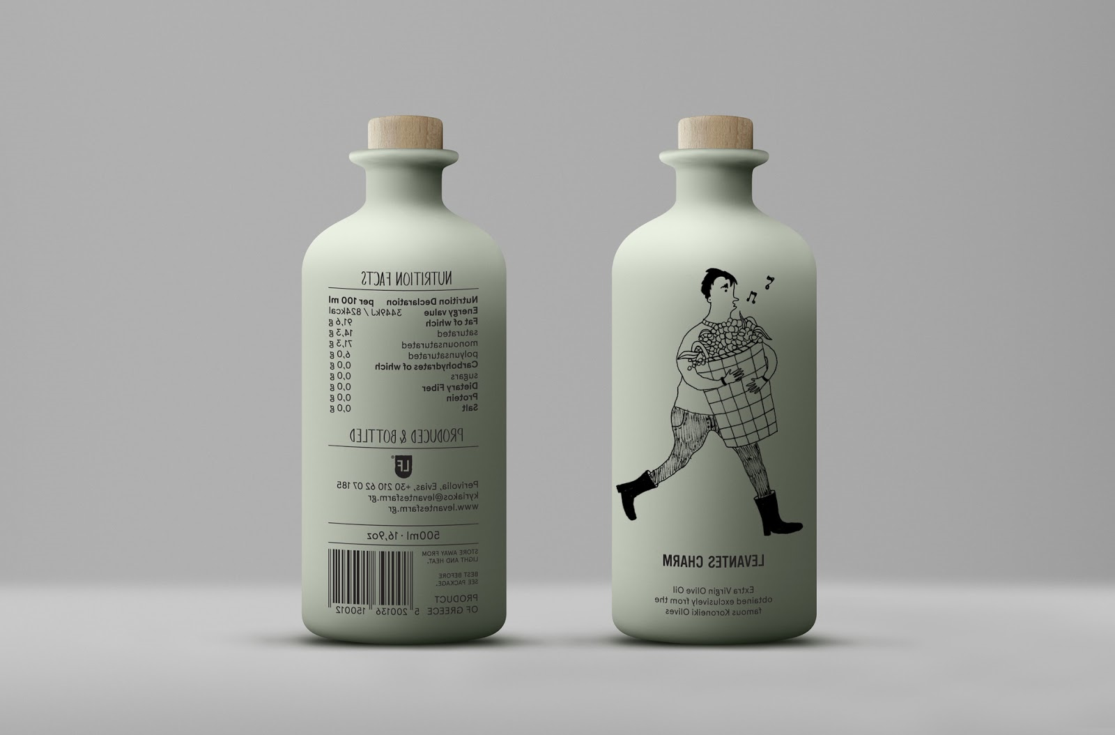 瓶装橄榄油包装设计欣赏(图5)