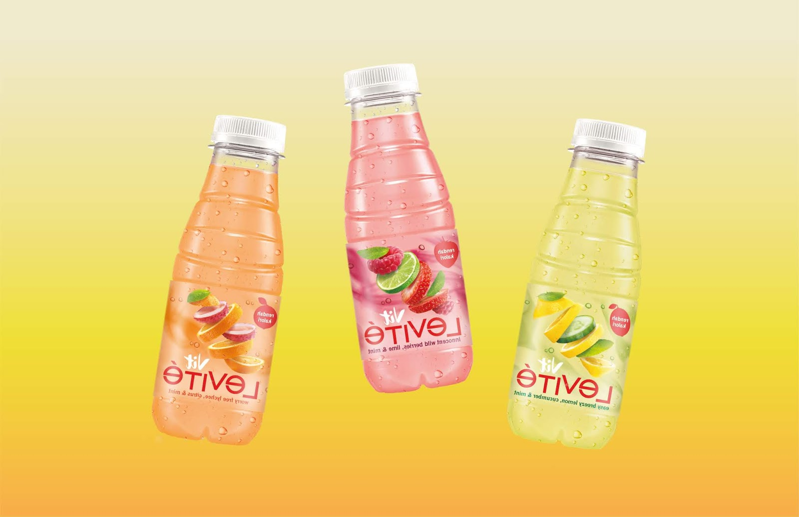 果汁包装设计常常用水果本身照片或插画表达(图4)