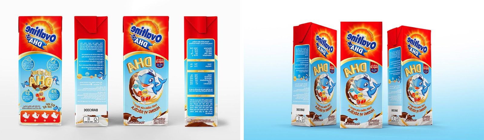 Ovaltine DHA Plus饮料包装设计(图2)