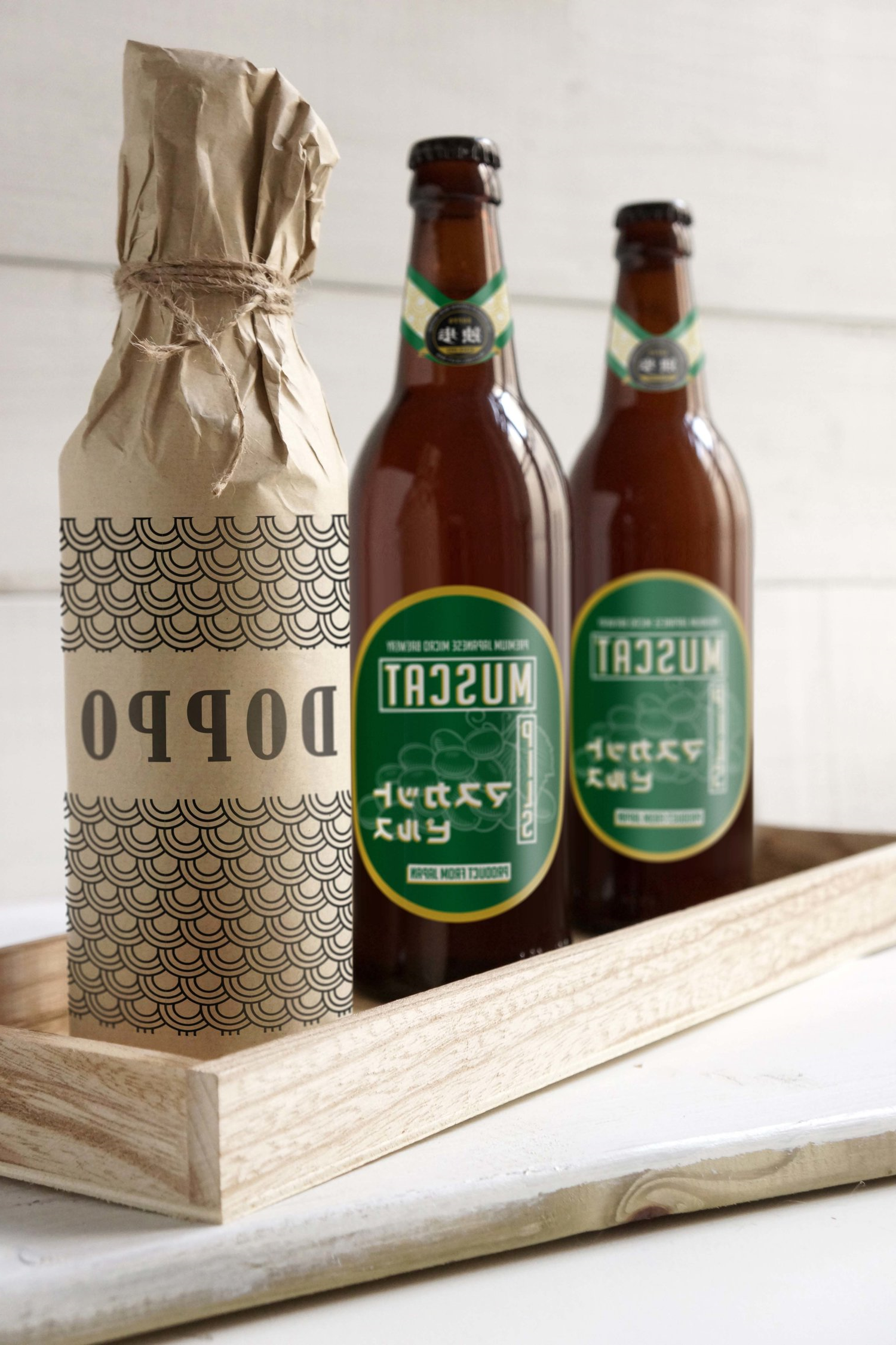 来自日本冈山的Doppo啤酒的包装设计(图2)