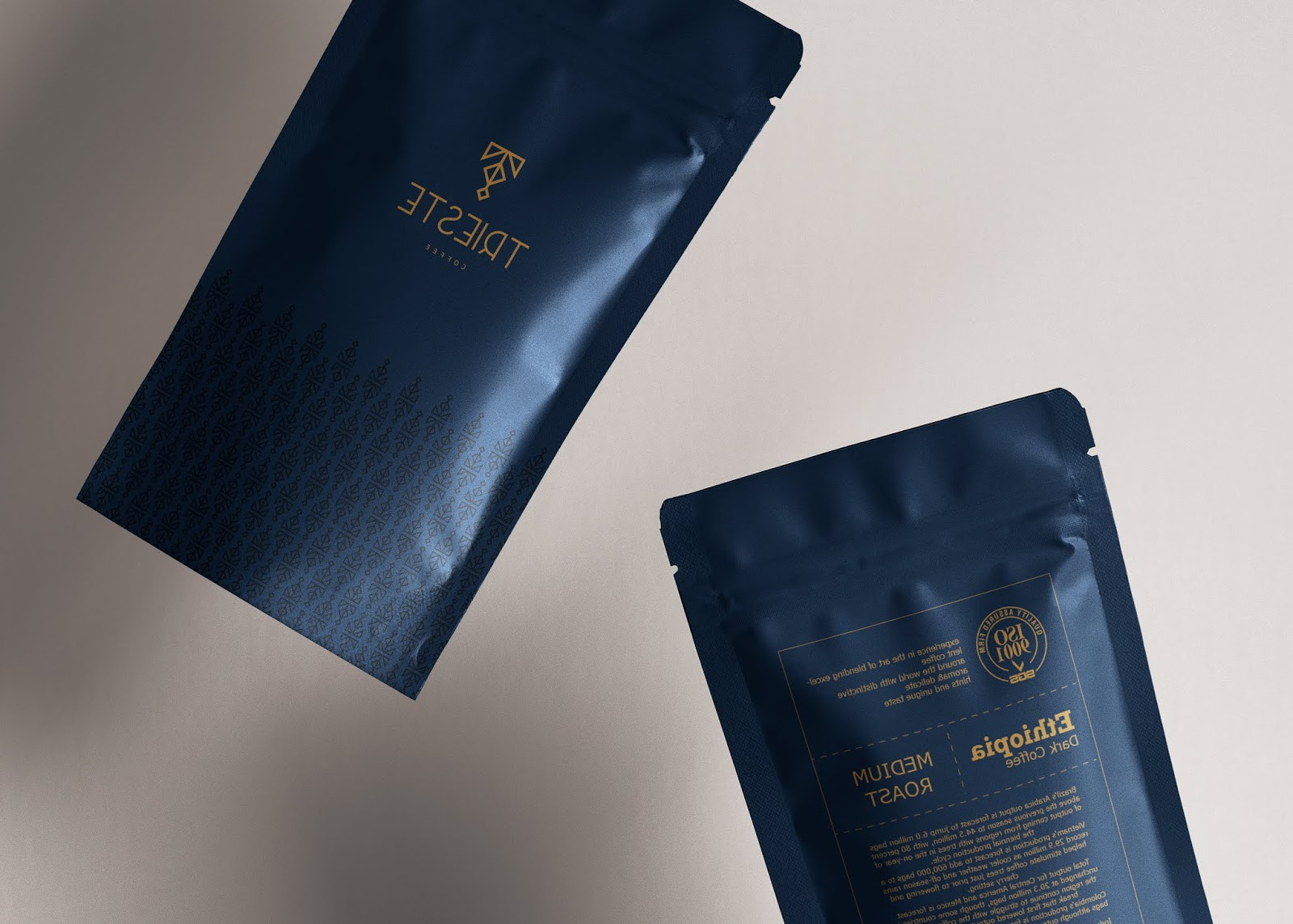 咖啡品牌包装设计经典的蓝色系(图5)