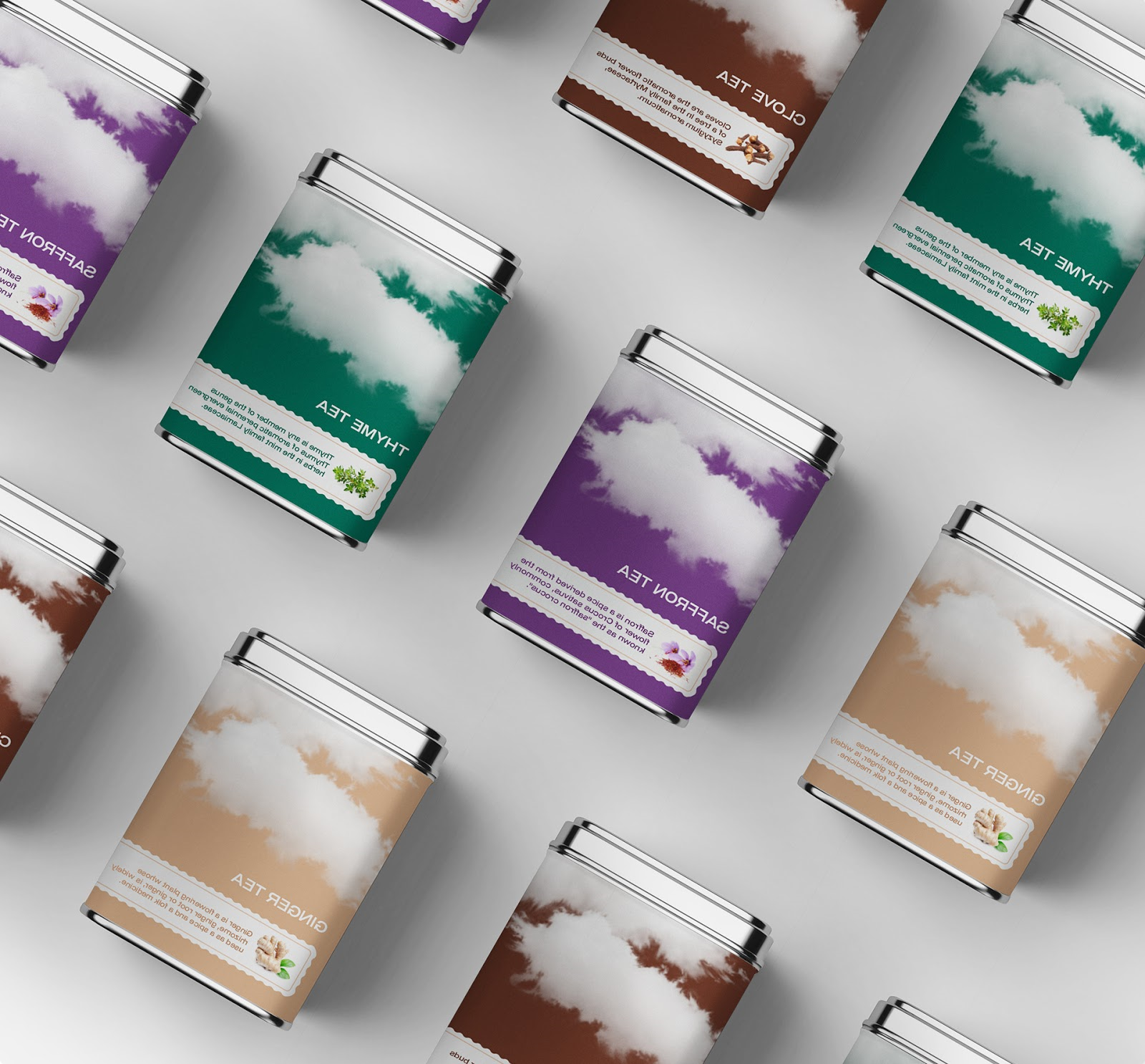 茶业包装设计喝着蓝天白云生态茶(图8)