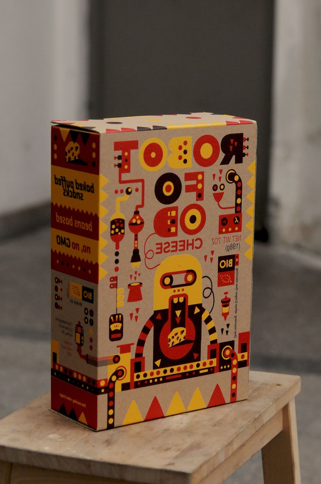 儿童零食用包装设计酷酷的机器人孩子会喜欢(图4)