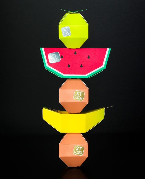 水果茶包装设计水果折纸包装设计(图6)