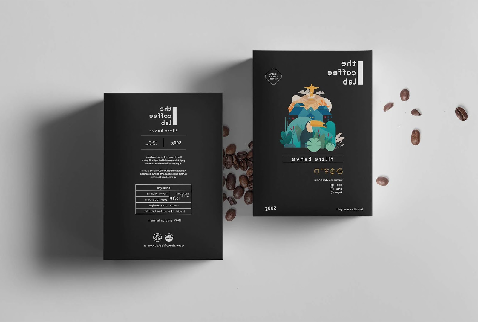 咖啡烘焙厂咖啡包装设计(图5)