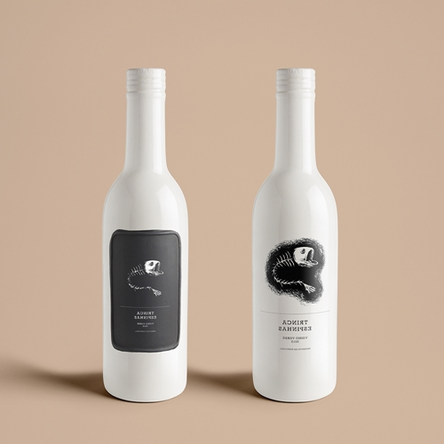15个白色酒瓶包装设计(图11)