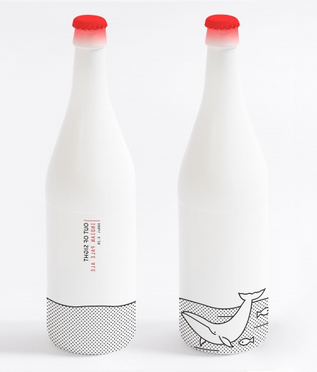 15个白色酒瓶包装设计(图1)