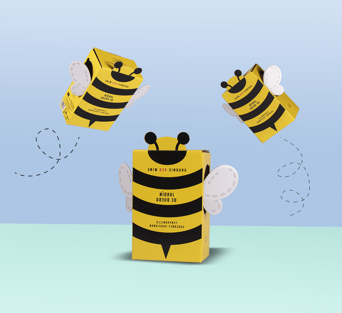 有机蜂蜜酒包装设计参考(图3)