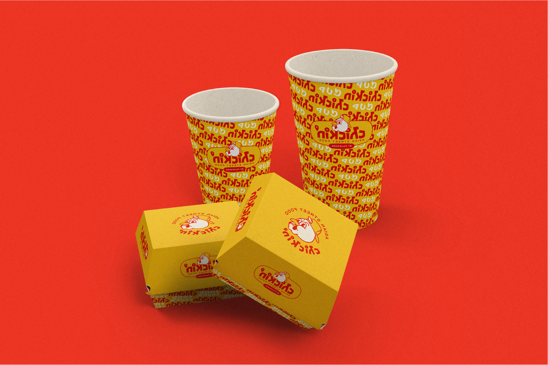 炸鸡快餐食品包装设计怎么做(图13)