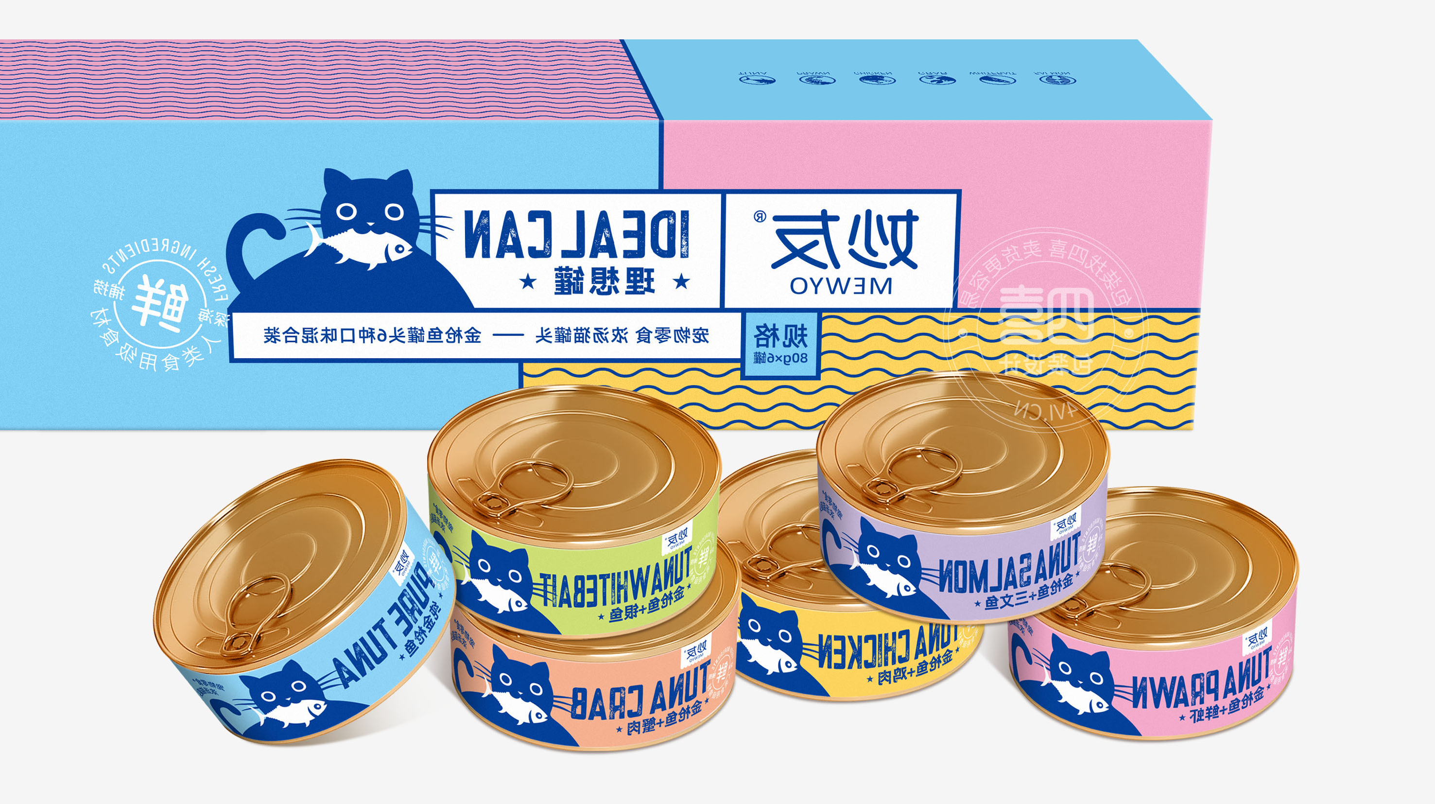妙友猫罐头食品包装设计(图7)